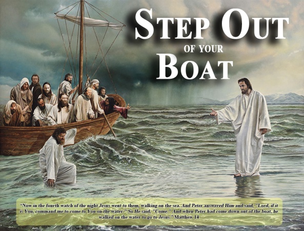 Step out of your boat